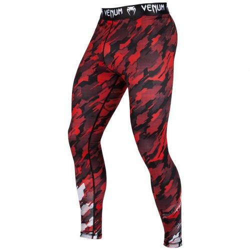 Venum Tecmo Spats Red compression pants price