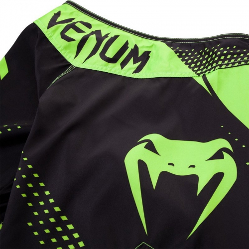 Шорты MMA Venum Hurricane Fight Shorts Black Neo Green размер