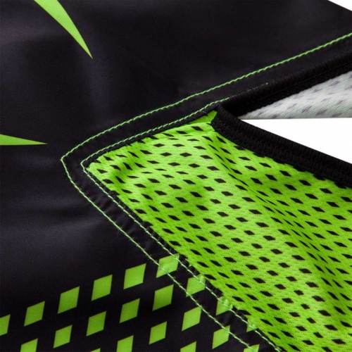 Шорты MMA Venum Hurricane Fight Shorts Black Neo Green Киев