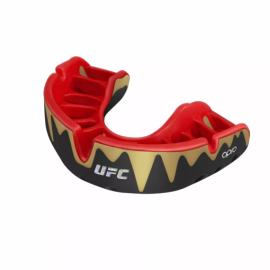 Капа OPRO Self-Fit UFC GEN2 Platinum Black Gold Red