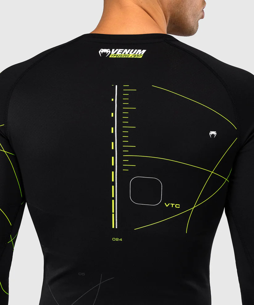 Venum Training Camp 4.0 Long Sleeve Rashguard - Black/Neon Green where to buy