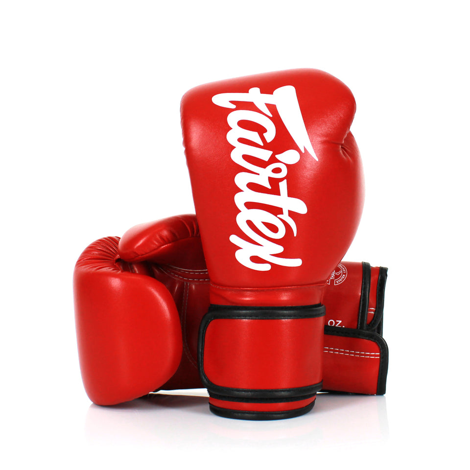 Детские боксерские перчатки  Fairtex BGV14 Black Red