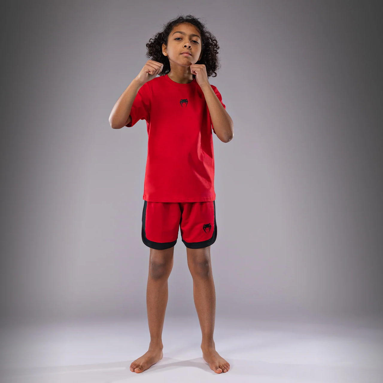 Venum Contender Kids T-Shirt - Cherry Red photo