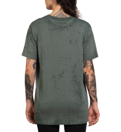 Womens T-shirt Affliction Love Gun Sage Leaf buy