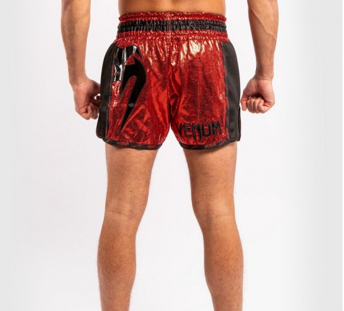 Шорти для тайського боксу Venum Giant Foil Red Black купити
