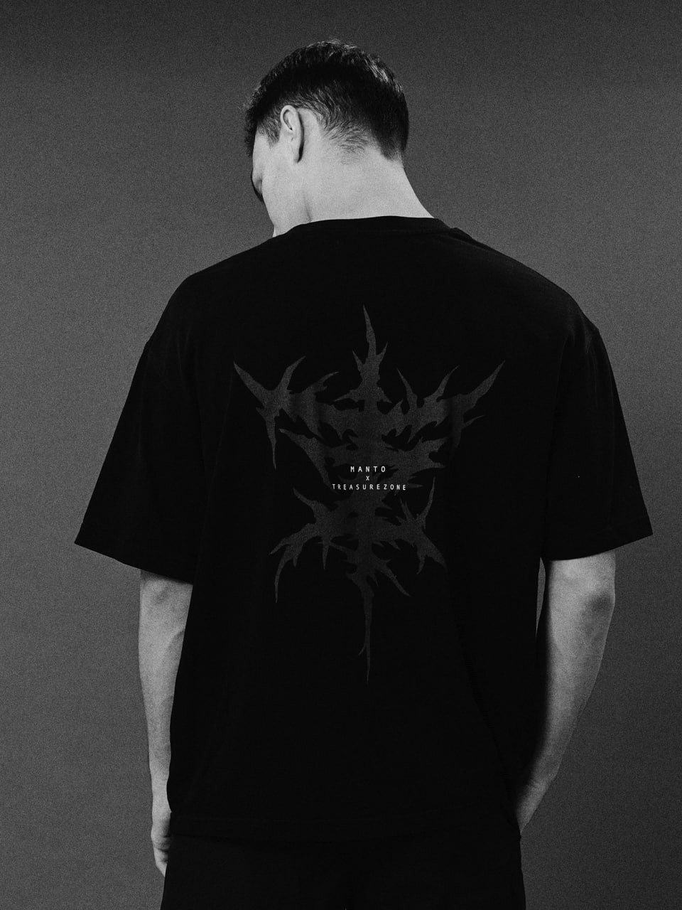 Футболка MANTO t-shirt TREASURE ZONE OVERSIZE black оригінал