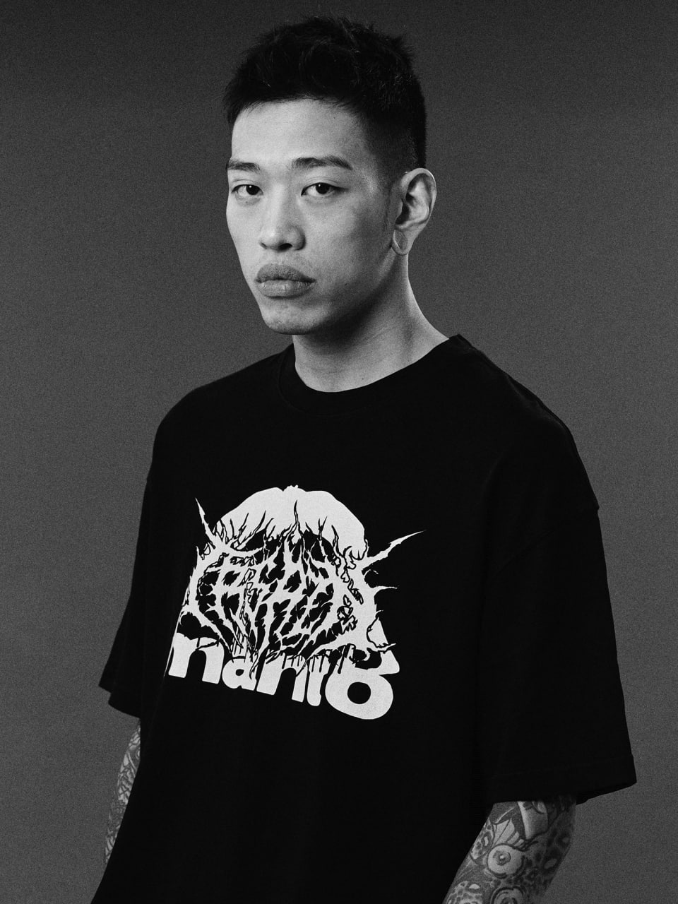 Футболка MANTO t-shirt TREASURE ZONE OVERSIZE black фото