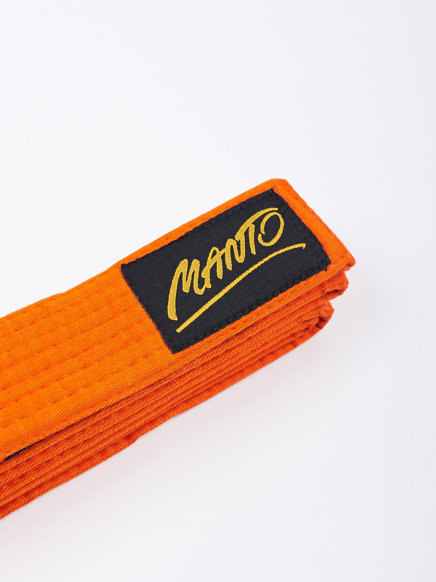 Дитячий пояс для кімоно MANTO Kids Belt BJJ Tag Orange купити
