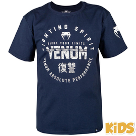 Детская футболка Venum Signature T-Shirt Navy Blue