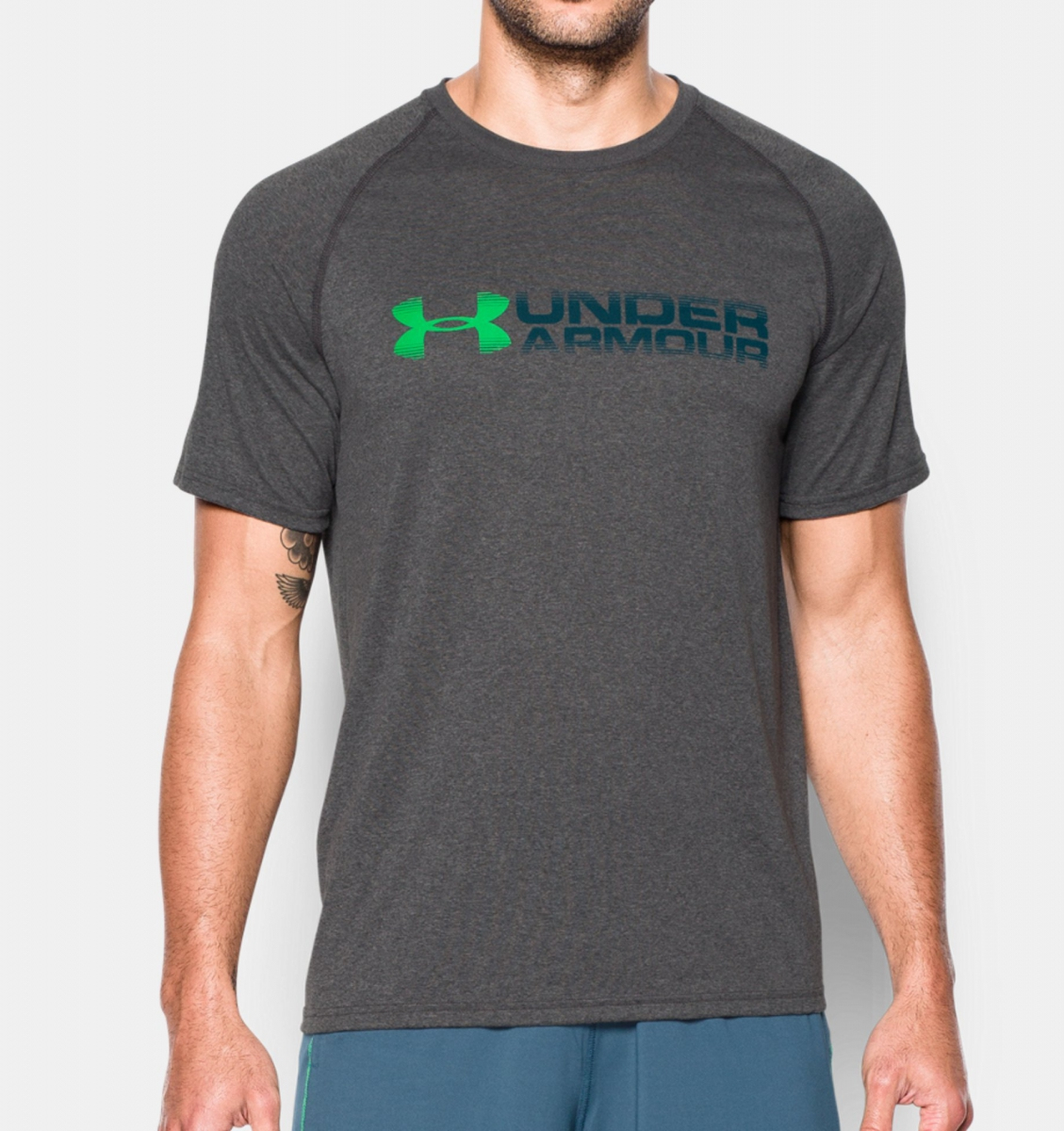 Футболка Under Armour Tech™ Fade Away T-Shirt Carbon Heather