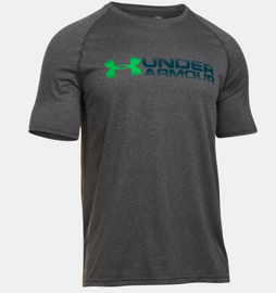 Футболка Under Armour Tech™ Fade Away T-Shirt Carbon Heather, Фото № 4