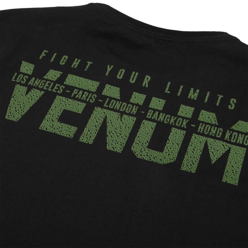 Лонгслів Venum Signature T-shirt Long Sleeves Black Khaki Exclusive розмір