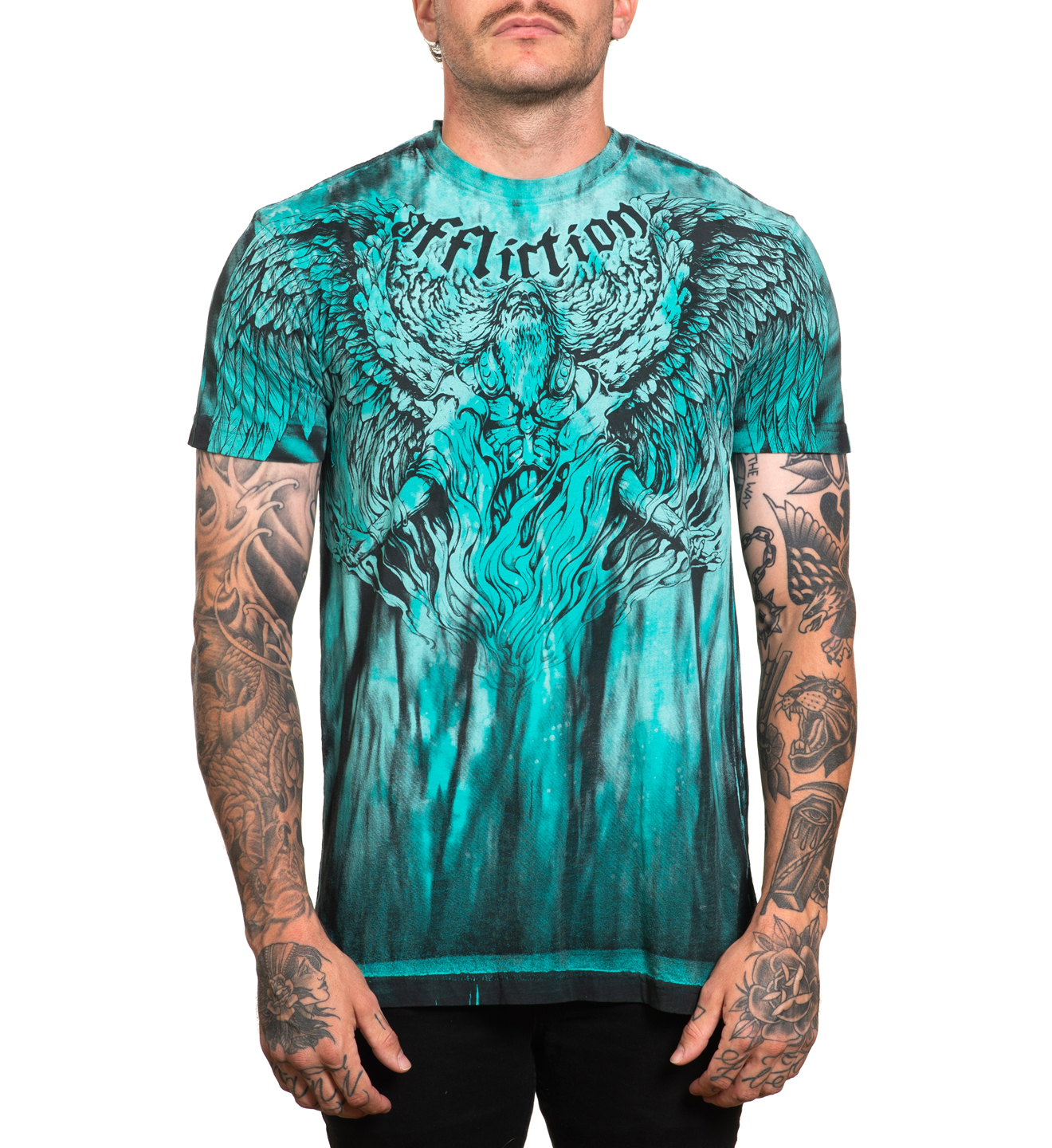 Футболка Affliction Ascending Arctic Teal