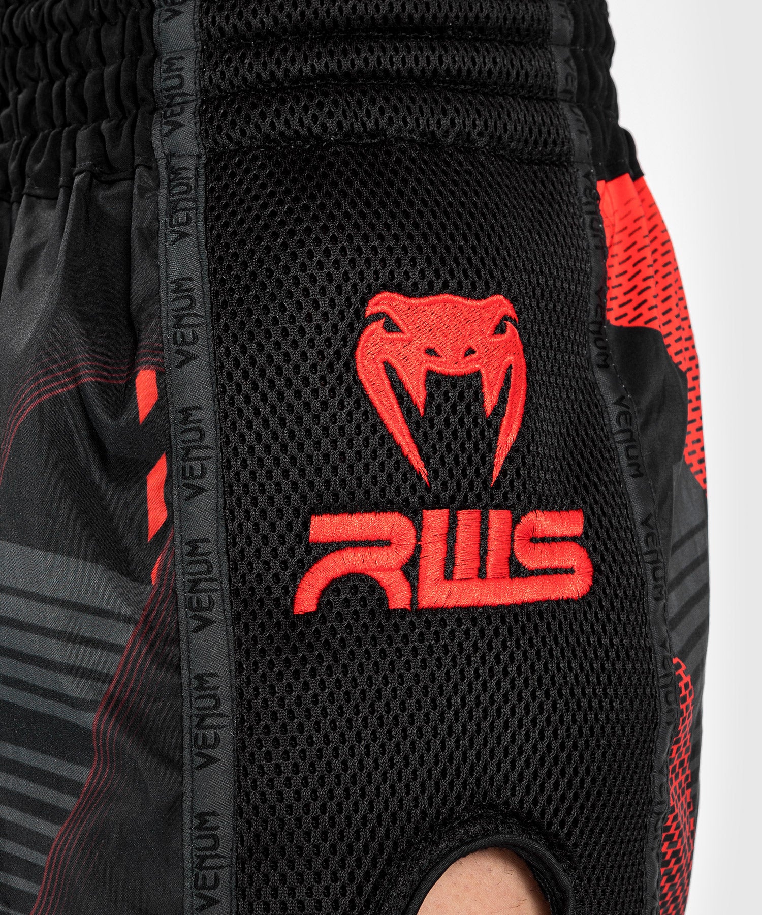 Тайские шорты RWS x Venum Muay Thai Short Black фото