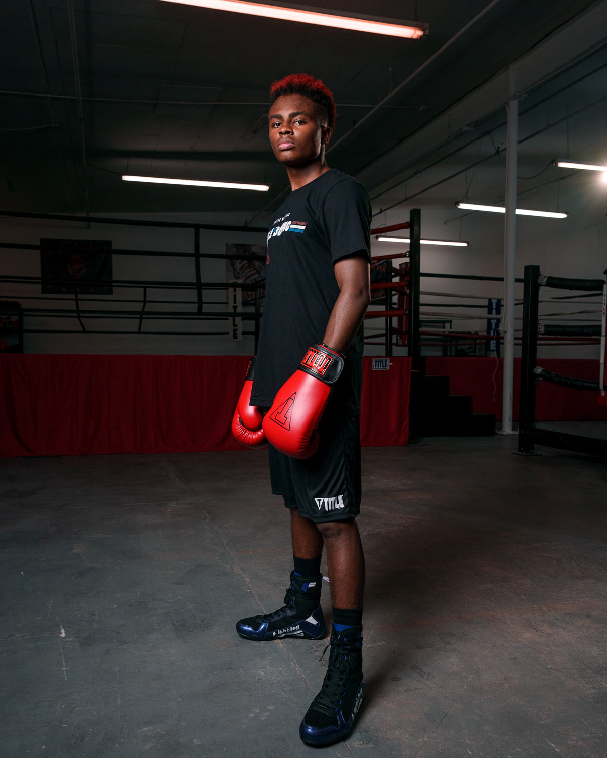Боксерки Fighting S2 GEL Superior Boxing Shoes Black оригінал