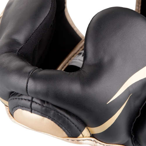 Venum Elite Headgear Black Gold helmet price