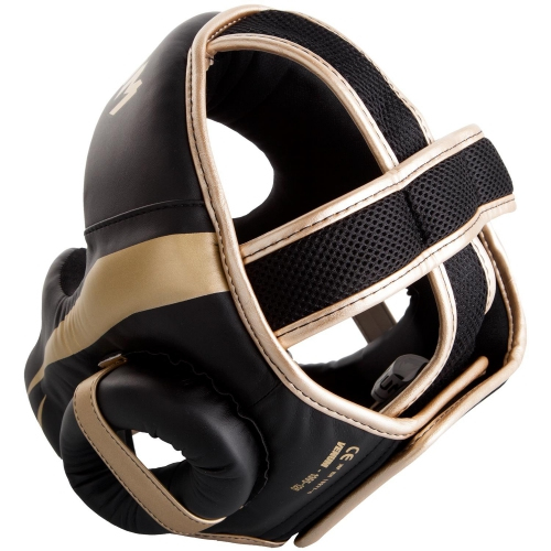 Venum Elite Headgear Black Gold helmet photo