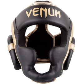Шлем Venum Elite Headgear Black Gold