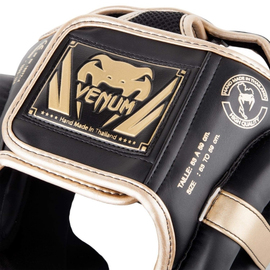 Шлем Venum Elite Headgear Black Gold, Фото № 6