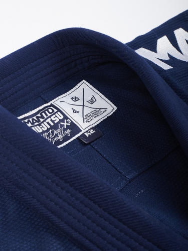 Kimon for jiu-jitsu MANTO X3 BJJ GI Navy White V2 photo