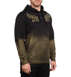 Hoodie Affliction Mystic Prowler Po Hood Black Metallic Waterbase Spray price