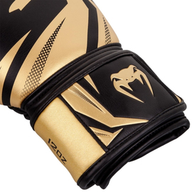 Боксерские перчатки Venum Challenger 3.0 Boxing Gloves Black Gold, Фото № 3