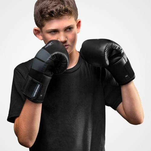 Боксерські рукавиці для дітей Hayabusa S4 Youth Boxing Gloves Black фото