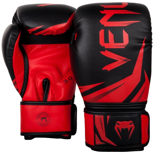 Боксерские перчатки Venum Challenger 3.0 Boxing Gloves Black Red купить