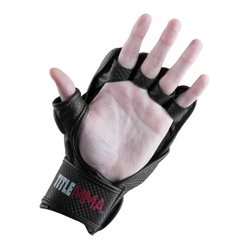 MMA Title Command Training Gloves Black White buy