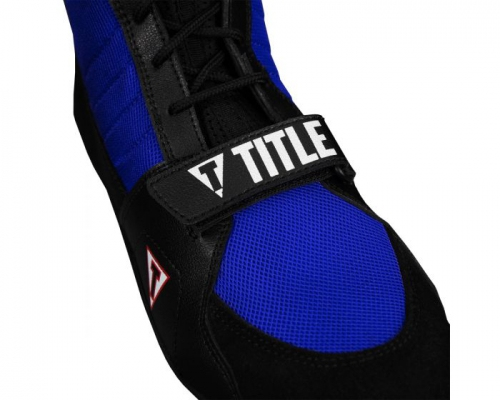 Title Ring Freak Boxing Shoes Black Blue price