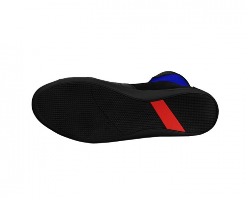 Title Ring Freak Boxing Shoes Black Blue photo