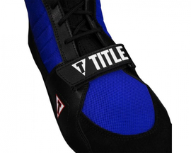Боксерки Title Ring Freak Boxing Shoes Black Blue, Фото № 3