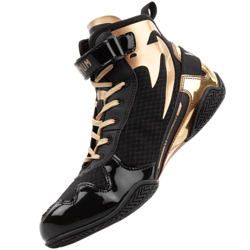 Боксерки Venum Giant Low Boxing Shoes Black Gold купити