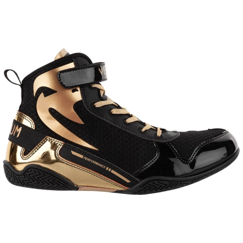 Боксерки Venum Giant Low Boxing Shoes Black Gold Київ