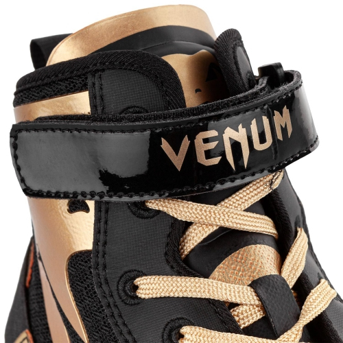 Боксерки Venum Giant Low Boxing Shoes Black Gold оригінал