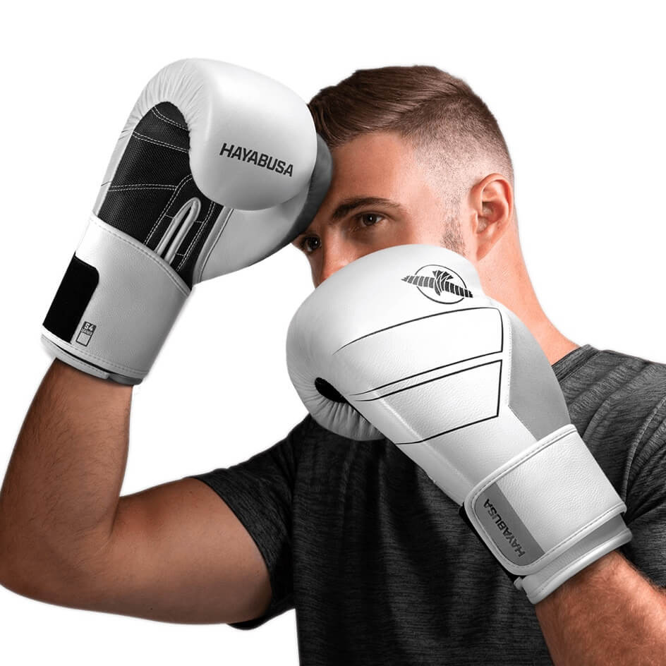 Боксерские перчатки Hayabusa S4 Leather Boxing Gloves White купить