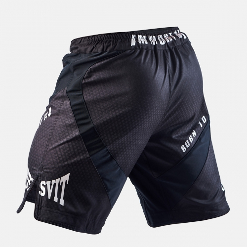 Шорти Peresvit Immortal 2.0 Fightshorts Black Rain ціна