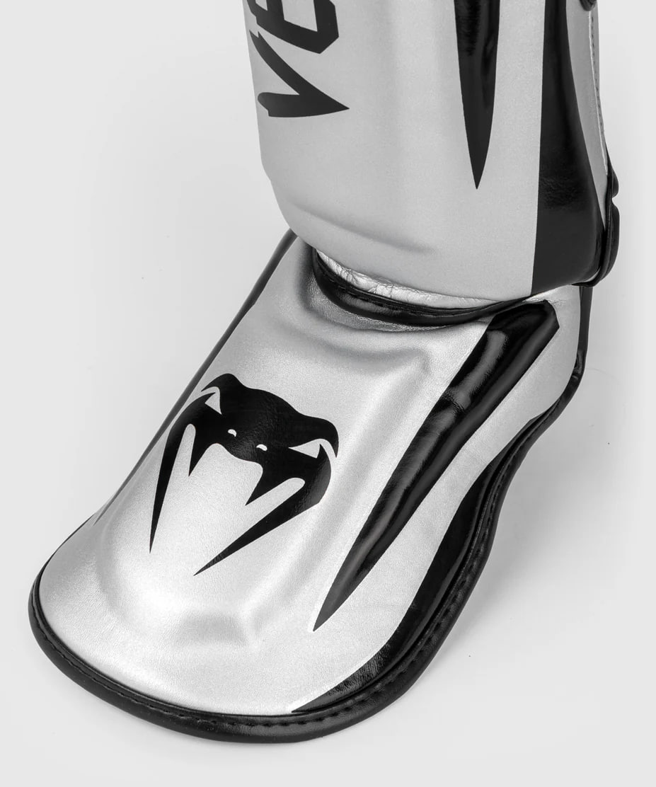 Захист гомілки Venum Elite Standup Shinguards Silver Black фото