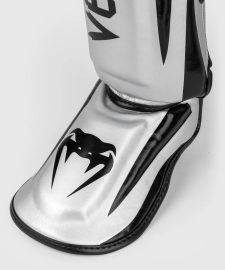 Venum Elite Standup Shinguard Silver Black photo