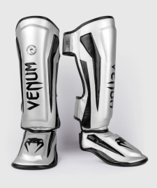 Venum Elite Standup Shinguard Silver Black buy