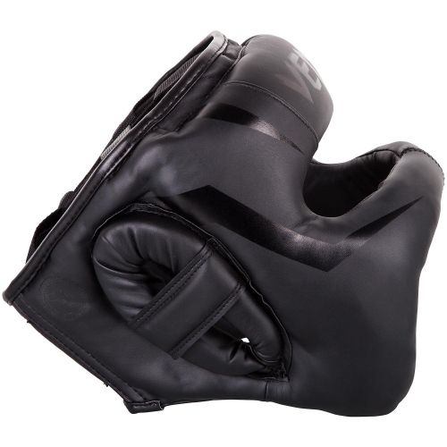 Боксерський шолом Venum Elite Iron Headgear Matte Black ціна