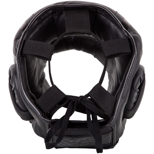 Боксерський шолом Venum Elite Iron Headgear Matte Black фото