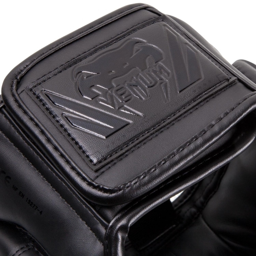 Боксерський шолом Venum Elite Iron Headgear Matte Black оригінал