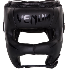 Боксерський шолом Venum Elite Iron Headgear Matte Black, Фото № 2