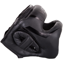 Боксерський шолом Venum Elite Iron Headgear Matte Black, Фото № 3