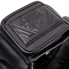 Боксерський шолом Venum Elite Iron Headgear Matte Black, Фото № 5