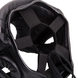 Боксерський шолом Venum Elite Iron Headgear Matte Black, Фото № 6