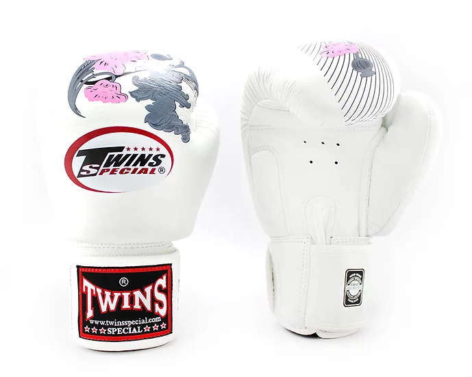 Боксерские перчатки Twins Fancy FBGVL3-13PK Pink White купить