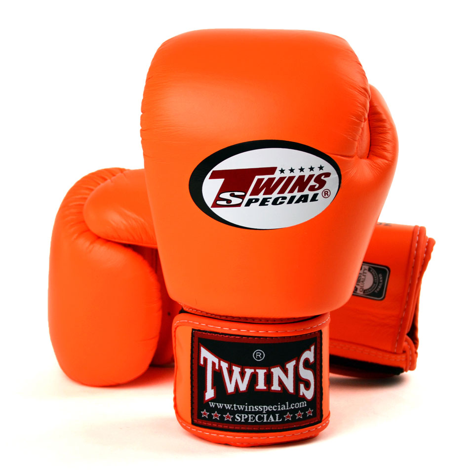 Twins Детские боксерские перчатки Twins Velcro BGVL3 Orange