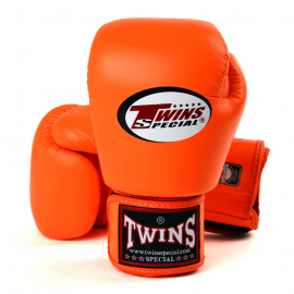 Детские боксерские перчатки Twins Velcro BGVL3 Orange